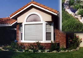 English country style landscape design