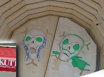 Day of the Dead masks in the kiln