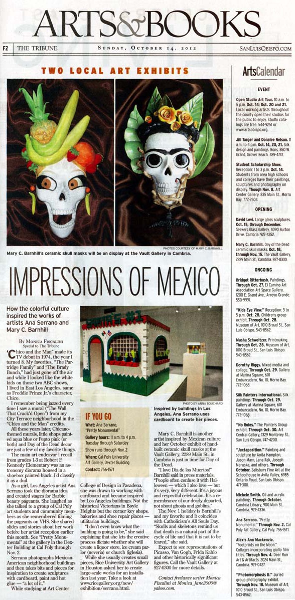 Tribune Dia de los Muertos article